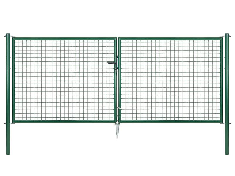 Gust. Alberts GmbH & Co. KG Gartentor zweiflügelig grün RAL 6005, 3.000 mm x 1.250 mm von Gust. Alberts GmbH & Co. KG
