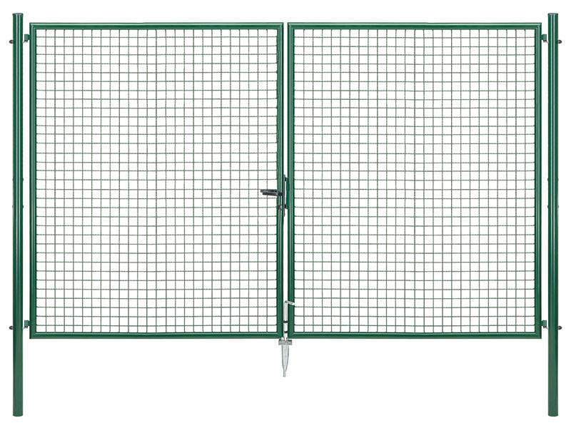 Gust. Alberts GmbH & Co. KG Gartentor zweiflügelig grün RAL 6005, 3.000 mm x 2.000 mm von Gust. Alberts GmbH & Co. KG