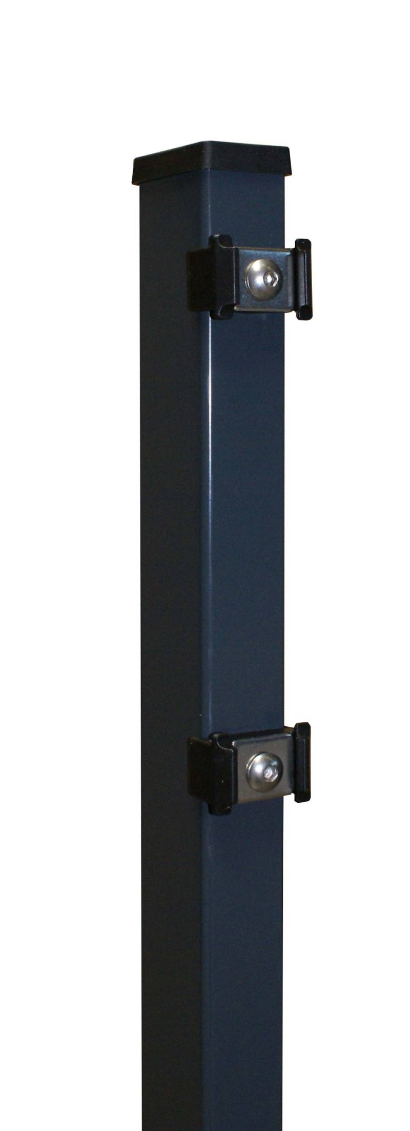 MR-Shop Pfosten anthrazit RAL 7016 zum Einbetonieren, Klemmhalter, Anthrazitgrau, 1.030 mm von MR-Shop