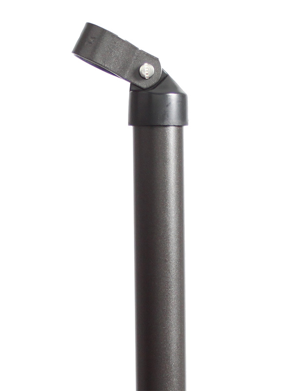 Gust. Alberts GmbH & Co. KG Zaunstreben anthrazit RAL 7016 für Maschendrahtzaun, 2.000 mm von Gust. Alberts GmbH & Co. KG