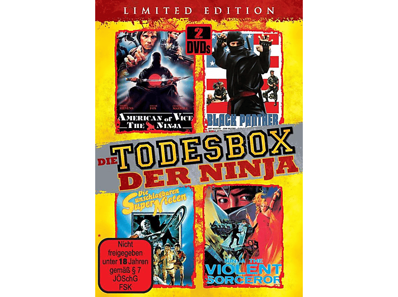 Die Todesbox der Ninja (4 Filme auf 2 DVD) DVD von MR. BANKER