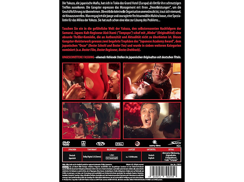 Yakuza - Die Kunst der Erpressung Minbo DVD Yakuza - Die Kunst der Erpressung Minbo DVD von MR. BANKER