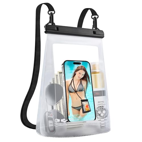 2L wasserdichte Tasche schwimmend – wasserdichte Handy-Tasche für Kajakfahren, Strand, 2024 Kreuzfahrtschiff-Essentials, IPX8, groß, wasserdicht, Crossbody-Taschen für iPhone 15, 14, 13, 12, 11 Pro 2L wasserdichte Tasche schwimmend – wasserdichte Handy-Tasche für Kajakfahren, Strand, 2024 Kreuzfahrtschiff-Essentials, IPX8, groß, wasserdicht, Crossbody-Taschen für iPhone 15, 14, 13, 12, 11 Pro von MR.LUYU