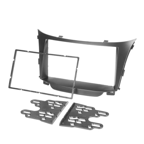 Radioblende-Rahmen Für Hyundai I30 2012 2013 2014 2015 2016 2 Din Autoradio Stereo Blende Armaturenbrett Rahmenblende Stereo-Panel-Dash von MRBVHGPKUT