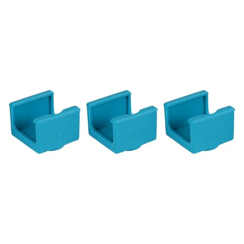 MRNHA 3 Stücke Mk10 Silikon Socken Statt Keramik Isolierung für Duplikator D4 / I3 / für I3 2 Silikon Heizblock Abdeckung von MRNHA