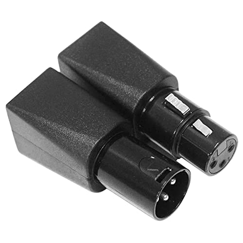 MRNHA zu RJ45 Anschluss RJ45 Ethernet zu 3 Pin XLR Buchsen- und Stecker Adapter Sets (3 Pin, 1 Paar) von MRNHA