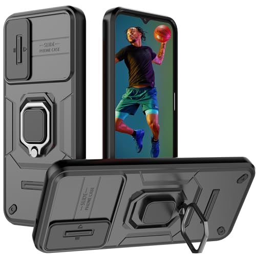 MRRSIWEI Schutzhülle für Xiaomi Redmi Note 13 Pro 5G (nicht 4G) mit Schiebe-Kamera-Abdeckung, Militärqualität, stoßfest, strapazierfähig, mit magnetischem Ständer, für Xiaomi Redmi Note 13 Pro 5G, von MRRSIWEI