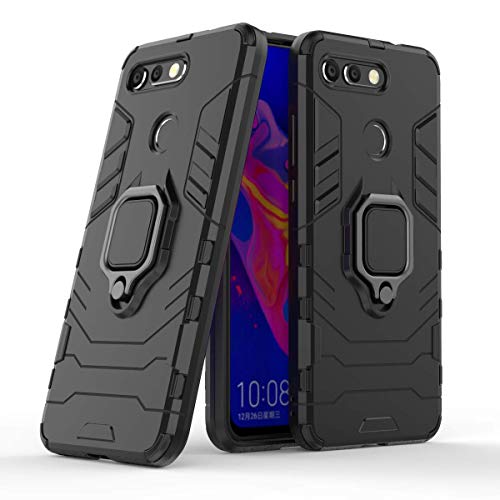 MRSTER Honor View 20 Hülle 360 Grad Drehbar Ringhalter Cover TPU Handyhülle 2 In 1 Plastic Silicone Case Heavy Duty Schutz Hybrid Stoßfest Schutzhülle für Huawei Honor View 20. HB Black MRSTER Honor View 20 Hülle 360 Grad Drehbar Ringhalter Cover TPU Handyhülle 2 In 1 Plastic Silicone Case Heavy Duty Schutz Hybrid Stoßfest Schutzhülle für Huawei Honor View 20. HB Black von MRSTER