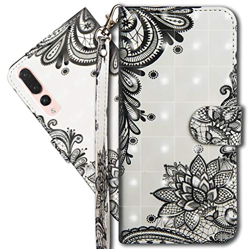 MRSTER Huawei P20 Pro Handytasche, Leder Schutzhülle Brieftasche Hülle Flip Case 3D Muster Cover mit Kartenfach Magnet Tasche Handyhüllen für Huawei P20 Pro. YX 3D - Lace Flower MRSTER Huawei P20 Pro Handytasche, Leder Schutzhülle Brieftasche Hülle Flip Case 3D Muster Cover mit Kartenfach Magnet Tasche Handyhüllen für Huawei P20 Pro. YX 3D - Lace Flower von MRSTER