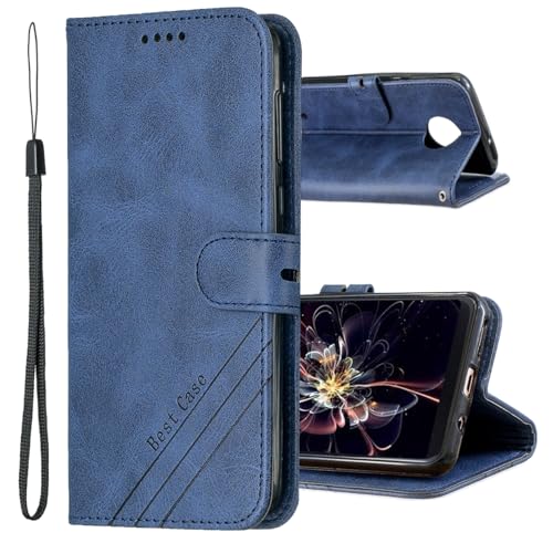MRSTER Hülle für Google Pixel 3a XL, Vintage Dünne Handyhülle mit Standfunktion Kartenfächern Premium PU-Leder Tasche Flip Schutzhülle Kompatibel mit Google Pixel 3a XL. HX Retro Blue MRSTER Hülle für Google Pixel 3a XL, Vintage Dünne Handyhülle mit Standfunktion Kartenfächern Premium PU-Leder Tasche Flip Schutzhülle Kompatibel mit Google Pixel 3a XL. HX Retro Blue von MRSTER