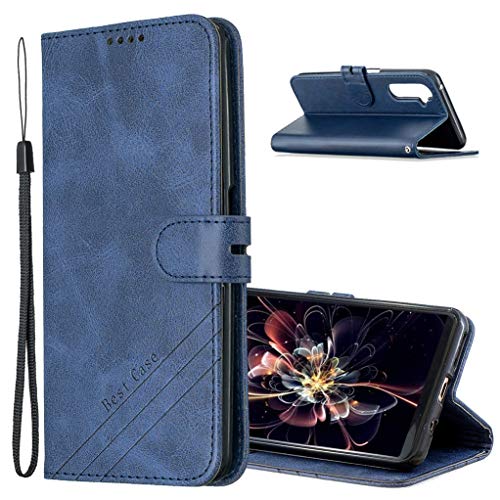 MRSTER Hülle für Realme 6 Pro, Vintage Dünne Handyhülle mit Standfunktion Kartenfächern Premium PU-Leder Tasche Flip Schutzhülle Kompatibel mit Realme 6 Pro. HX Retro Blue MRSTER Hülle für Realme 6 Pro, Vintage Dünne Handyhülle mit Standfunktion Kartenfächern Premium PU-Leder Tasche Flip Schutzhülle Kompatibel mit Realme 6 Pro. HX Retro Blue von MRSTER