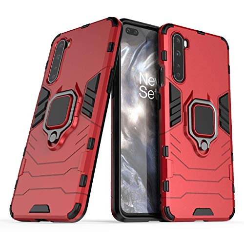 MRSTER OnePlus Nord 5G Hülle 360 Grad Drehbar Ringhalter Cover TPU Handyhülle 2 In 1 Plastic Silicone Case Heavy Duty Schutz Hybrid Stoßfest Schutzhülle für OnePlus Nord 5G. HB Red MRSTER OnePlus Nord 5G Hülle 360 Grad Drehbar Ringhalter Cover TPU Handyhülle 2 In 1 Plastic Silicone Case Heavy Duty Schutz Hybrid Stoßfest Schutzhülle für OnePlus Nord 5G. HB Red von MRSTER