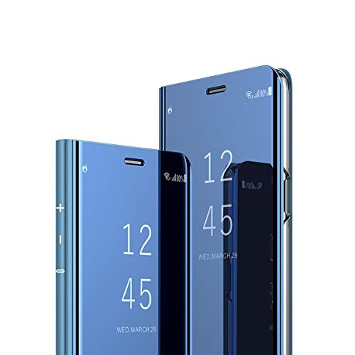 MRSTER Samsung A20s Hülle Clear View Standing Cover, Spiegel Handyhülle Schutzhülle Flip Case Schutz Tasche mit Standfunktion 360 Grad hülle für das Samsung Galaxy A20s. Flip Mirror: Blue MRSTER Samsung A20s Hülle Clear View Standing Cover, Spiegel Handyhülle Schutzhülle Flip Case Schutz Tasche mit Standfunktion 360 Grad hülle für das Samsung Galaxy A20s. Flip Mirror: Blue von MRSTER