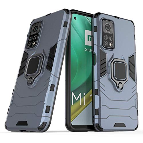 MRSTER Xiaomi Mi 10T Hülle 360 Grad Drehbar Ringhalter Cover TPU Handyhülle 2 In 1 Plastic Silicone Case Heavy Duty Schutz Hybrid Stoßfest Schutzhülle für Xiaomi Mi 10T 5G / Mi 10T Pro 5G. HB Blue MRSTER Xiaomi Mi 10T Hülle 360 Grad Drehbar Ringhalter Cover TPU Handyhülle 2 In 1 Plastic Silicone Case Heavy Duty Schutz Hybrid Stoßfest Schutzhülle für Xiaomi Mi 10T 5G / Mi 10T Pro 5G. HB Blue von MRSTER