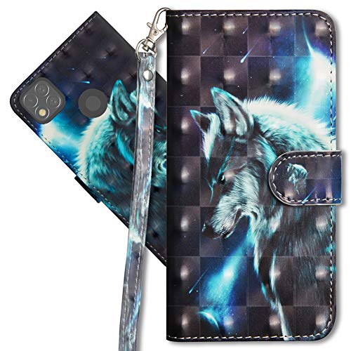 MRSTER Xiaomi Redmi 9C Handytasche, Leder Schutzhülle Brieftasche Hülle Flip Case 3D Muster Cover mit Kartenfach Magnet Tasche Handyhüllen für Xiaomi Redmi 9C. YX 3D Wolf MRSTER Xiaomi Redmi 9C Handytasche, Leder Schutzhülle Brieftasche Hülle Flip Case 3D Muster Cover mit Kartenfach Magnet Tasche Handyhüllen für Xiaomi Redmi 9C. YX 3D Wolf von MRSTER