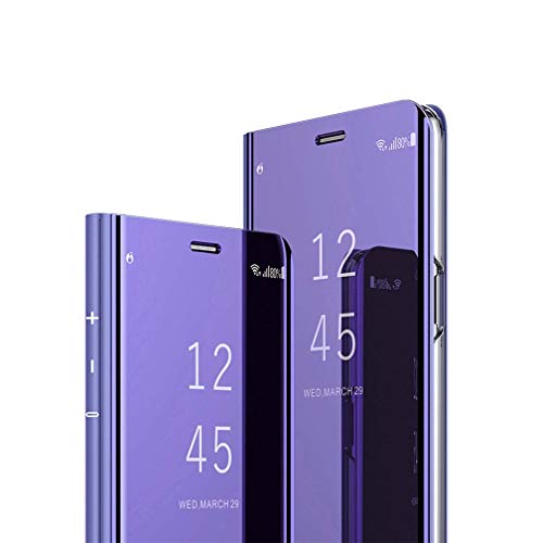 MRSTER iPhone 7 Hülle Clear View Standing Cover, Spiegel Handyhülle Schutzhülle Flip Case Schutz Tasche mit Standfunktion 360 Grad hülle für das Apple iPhone 8 / iPhone 7. Flip Mirror: Purple MRSTER iPhone 7 Hülle Clear View Standing Cover, Spiegel Handyhülle Schutzhülle Flip Case Schutz Tasche mit Standfunktion 360 Grad hülle für das Apple iPhone 8 / iPhone 7. Flip Mirror: Purple von MRSTER