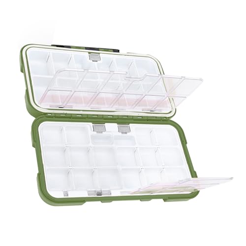ABS -Fischerei -Tackle Box Tragbare Köder Köder Haken Lagerorganisator Behälter Accessoire für Angelbegeisterte Material ABS Farbe Als Bild (Modell C, L 39x39x4,5 cm / ABS -Fischerei -Tackle Box Tragbare Köder Köder Haken Lagerorganisator Behälter Accessoire für Angelbegeisterte Material ABS Farbe Als Bild (Modell C, L 39x39x4,5 cm / von MRSTORY