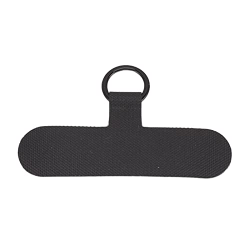 MRSTORY Universeller Handy-Lanyard-Patch, Langlebiges Nylon-Telefon-Aufhängeseil, Laschen-Verbindungsbefestigung für Outdoor-Aktivitäten, Nylonmaterial, 60 Mm Länge (Schwarz) von MRSTORY
