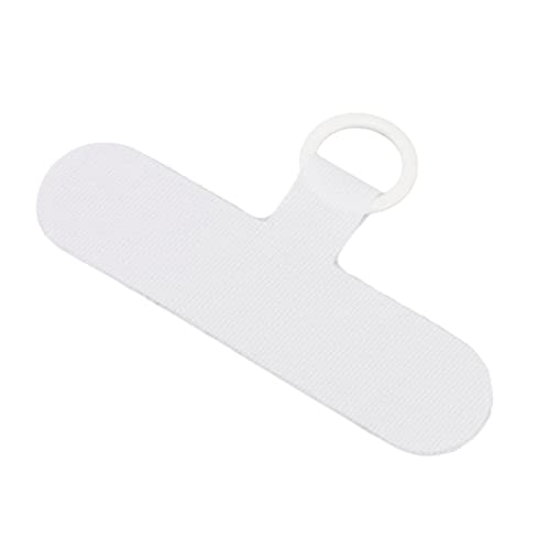 MRSTORY Universeller Handy-Lanyard-Patch, Langlebiges Nylon-Telefon-Aufhängeseil, Laschen-Verbindungsbefestigung für Outdoor-Aktivitäten, Nylonmaterial, 60 Mm Länge (Weiß) von MRSTORY