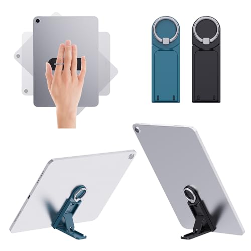MRUOZRUI Universeller Tablet-Ständer mit integriertem Ringhalter, 2 Stück, verstellbarer Multifunktions-Tablet-Ständer mit selbstklebendem Patch für iPad Pro, Air, Samsung Galaxy Tab, Kindle Tablets, MRUOZRUI Universeller Tablet-Ständer mit integriertem Ringhalter, 2 Stück, verstellbarer Multifunktions-Tablet-Ständer mit selbstklebendem Patch für iPad Pro, Air, Samsung Galaxy Tab, Kindle Tablets, von MRUOZRUI