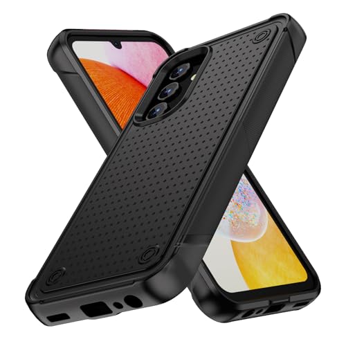 MRVOEBC Retro Punkt Muster Hülle Kompatibel mit Samsung Galaxy A15 5G / A15 4G, Eingebaute Airbag-Polsterung in Allen Ecken, Anti-Kratzen und Anti-Fingerabdruck Handyhülle MRVOEBC Retro Punkt Muster Hülle Kompatibel mit Samsung Galaxy A15 5G / A15 4G, Eingebaute Airbag-Polsterung in Allen Ecken, Anti-Kratzen und Anti-Fingerabdruck Handyhülle von MRVOEBC