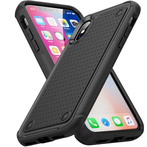 MRVOEBC Retro Punkt Muster Hülle Kompatibel mit iPhone X/XS, Eingebaute Airbag-Polsterung in Allen Ecken, Anti-Kratzen und Anti-Fingerabdruck Handyhülle MRVOEBC Retro Punkt Muster Hülle Kompatibel mit iPhone X/XS, Eingebaute Airbag-Polsterung in Allen Ecken, Anti-Kratzen und Anti-Fingerabdruck Handyhülle von MRVOEBC