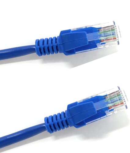 MSC Cat5e Ethernet-Kabel, Ethernet-Kabel/Internetkabel, LAN-RJ45-Stecker, Snagless-Breitband-Patchkabel, Firestick, Smart-TV, PC, Laptop-Kabel/Zubehör (1 m, 2 m, 3 m, 5 m, 10 m, 20 m, blau), 5 m von MSC