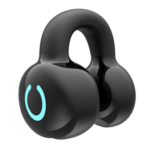 MSCHENZW Sport-Bluetooth-Headset im Einzelpack, Ohrclip-Typ, Nicht-In-Ear-Stereo, Ultralanges Standby-Mini-Headset, Langlebig, Einfach zu Bedienen, Schwarz von MSCHENZW