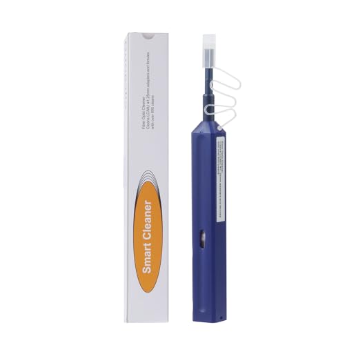 MSDADA 1 Stück Glasfaser Reinigungsstifte für LC/MU Stecker, Fiber Optic Cleaner 800+ Endface und Optische Stecker(Lila) von MSDADA