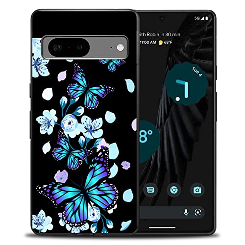 MSEAANBK Kompatibel mit Google Pixel 7 Hülle Blumen und Schmetterlinge Muster Handyhülle für Jungen Mädchen Aldults, weiches TPU, stoßfest, kratzfest, entworfen für Google Pixel 7 6,3 Zoll MSEAANBK Kompatibel mit Google Pixel 7 Hülle Blumen und Schmetterlinge Muster Handyhülle für Jungen Mädchen Aldults, weiches TPU, stoßfest, kratzfest, entworfen für Google Pixel 7 6,3 Zoll von MSEAANBK