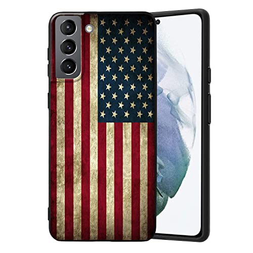 MSEAANBK Kompatibel mit Samsung Galaxy S21 Hülle, Retro USA Flagge Ästhetisches Muster Design, Ganzkörperschutz Stoßfeste Cover Hülle für Samsung Galaxy S21 5G 6,1 Zoll MSEAANBK Kompatibel mit Samsung Galaxy S21 Hülle, Retro USA Flagge Ästhetisches Muster Design, Ganzkörperschutz Stoßfeste Cover Hülle für Samsung Galaxy S21 5G 6,1 Zoll von MSEAANBK