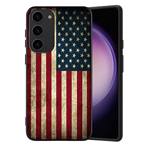 MSEAANBK Kompatibel mit Samsung Galaxy S23 Hülle Retro USA Flagge Muster Handyhülle für Jungen Mädchen Erwachsene, Weiche TPU Stoßfeste Anti-Kratzer Hülle Entworfen für Samsung Galaxy S23 6,1 Zoll MSEAANBK Kompatibel mit Samsung Galaxy S23 Hülle Retro USA Flagge Muster Handyhülle für Jungen Mädchen Erwachsene, Weiche TPU Stoßfeste Anti-Kratzer Hülle Entworfen für Samsung Galaxy S23 6,1 Zoll von MSEAANBK