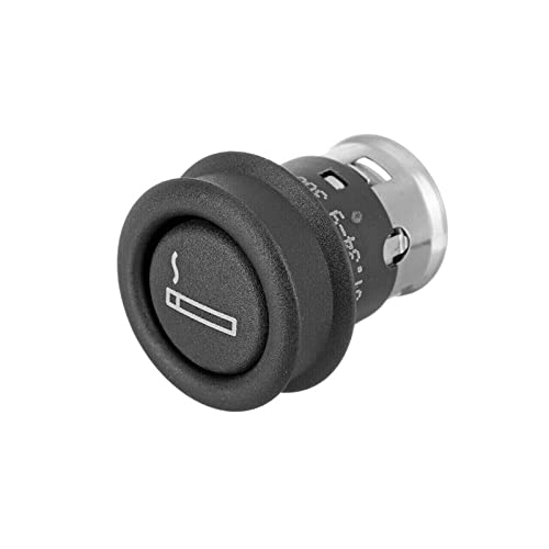 MEURO 1 STÜCK Zigarettenanzünder Auto-Komponenten-Plug-Auto-Schwarz-Auto-Zubehör kompatibel for BMW 123 4 5 6 7 x3 x 5 x6 Z3 Serie E90 E91 E36 E3 Zigarettenanzünder-Splitter im Auto von MSEURO