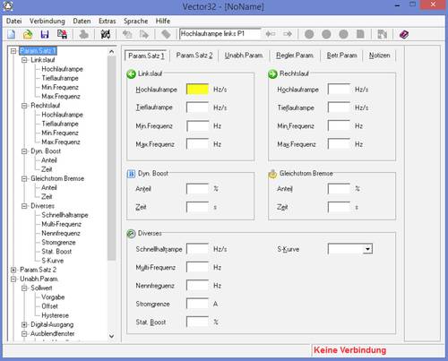 MSF-Vathauer Antriebstechnik Parametriersoftware Vector 54 Parametriersoftware von MSF-Vathauer Antriebstechnik