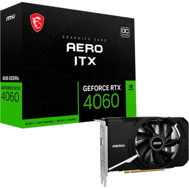 GeForce RTX 4060 AERO ITX 8G OC, Grafikkarte von MSI