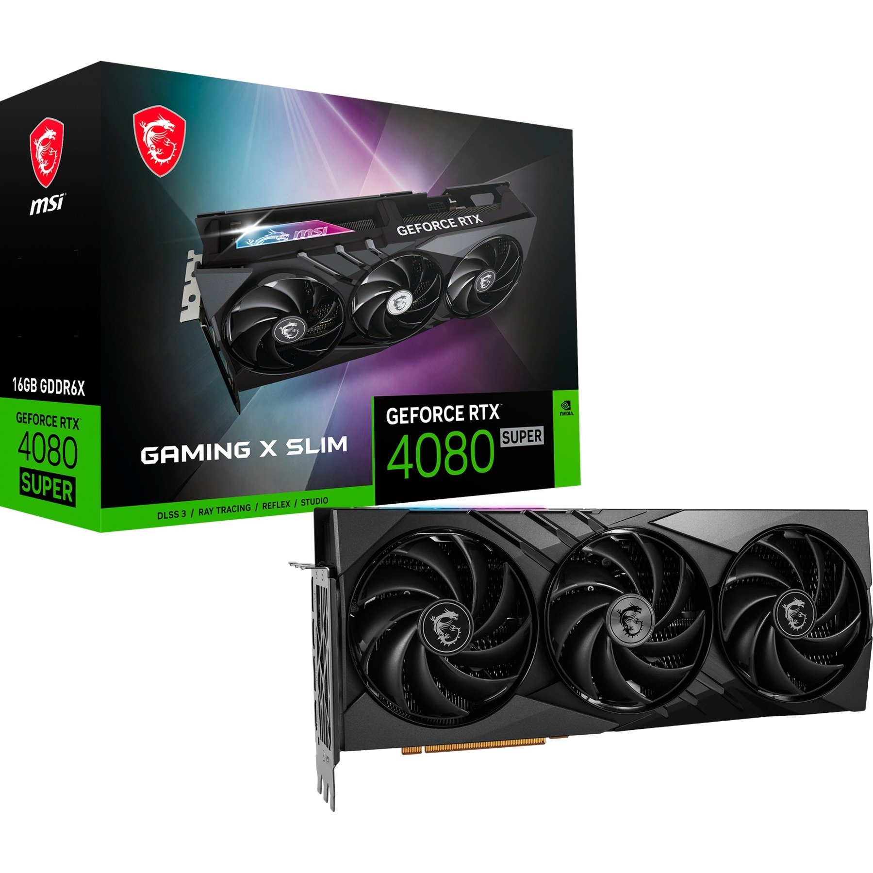 GeForce RTX 4080 SUPER GAMING X SLIM, Grafikkarte von MSI