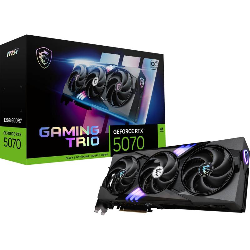 GeForce RTX 5070 12G GAMING TRIO OC, Grafikkarte von MSI