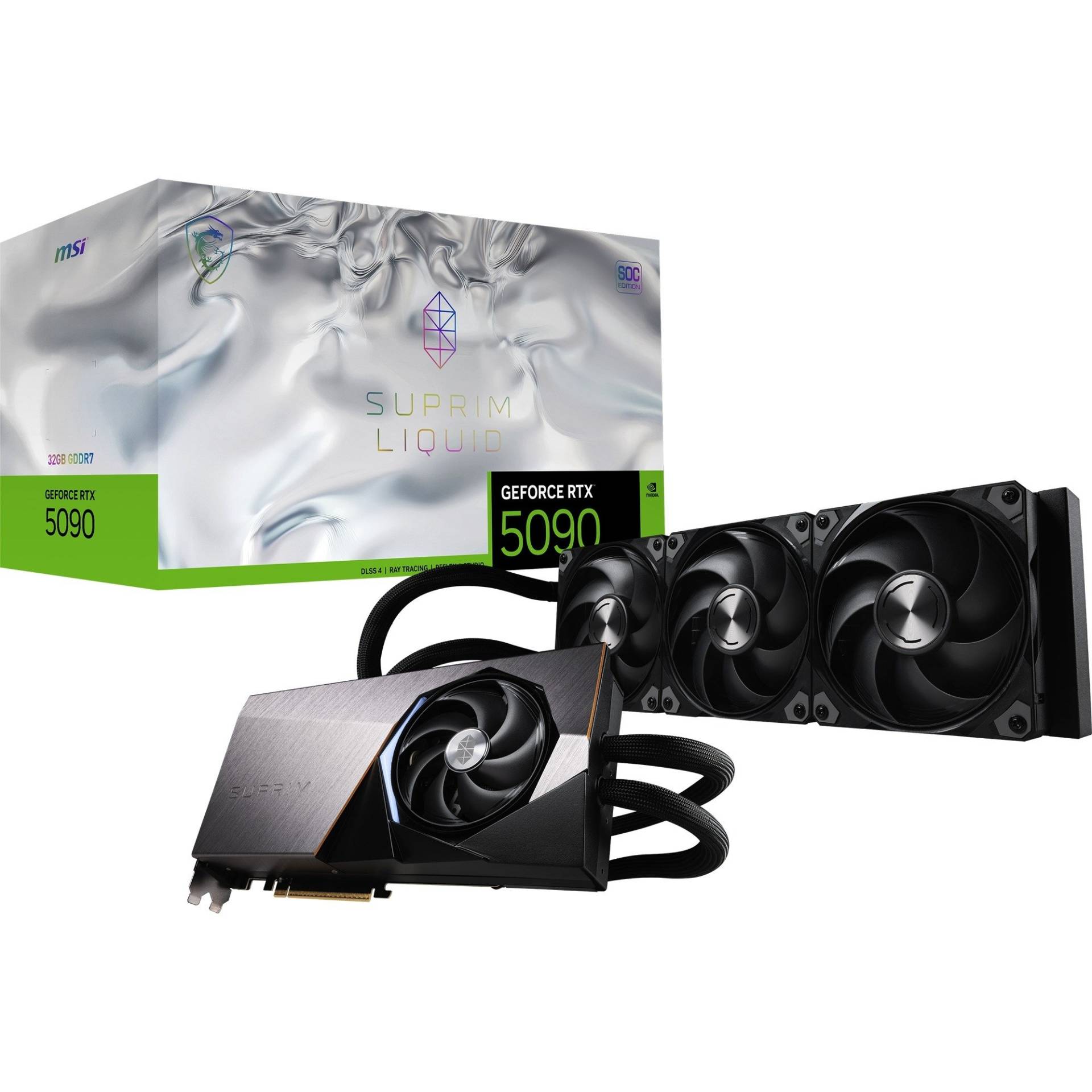 GeForce RTX 5090 32G SUPRIM LIQUID SOC, Grafikkarte GeForce RTX 5090 32G SUPRIM LIQUID SOC, Grafikkarte von MSI