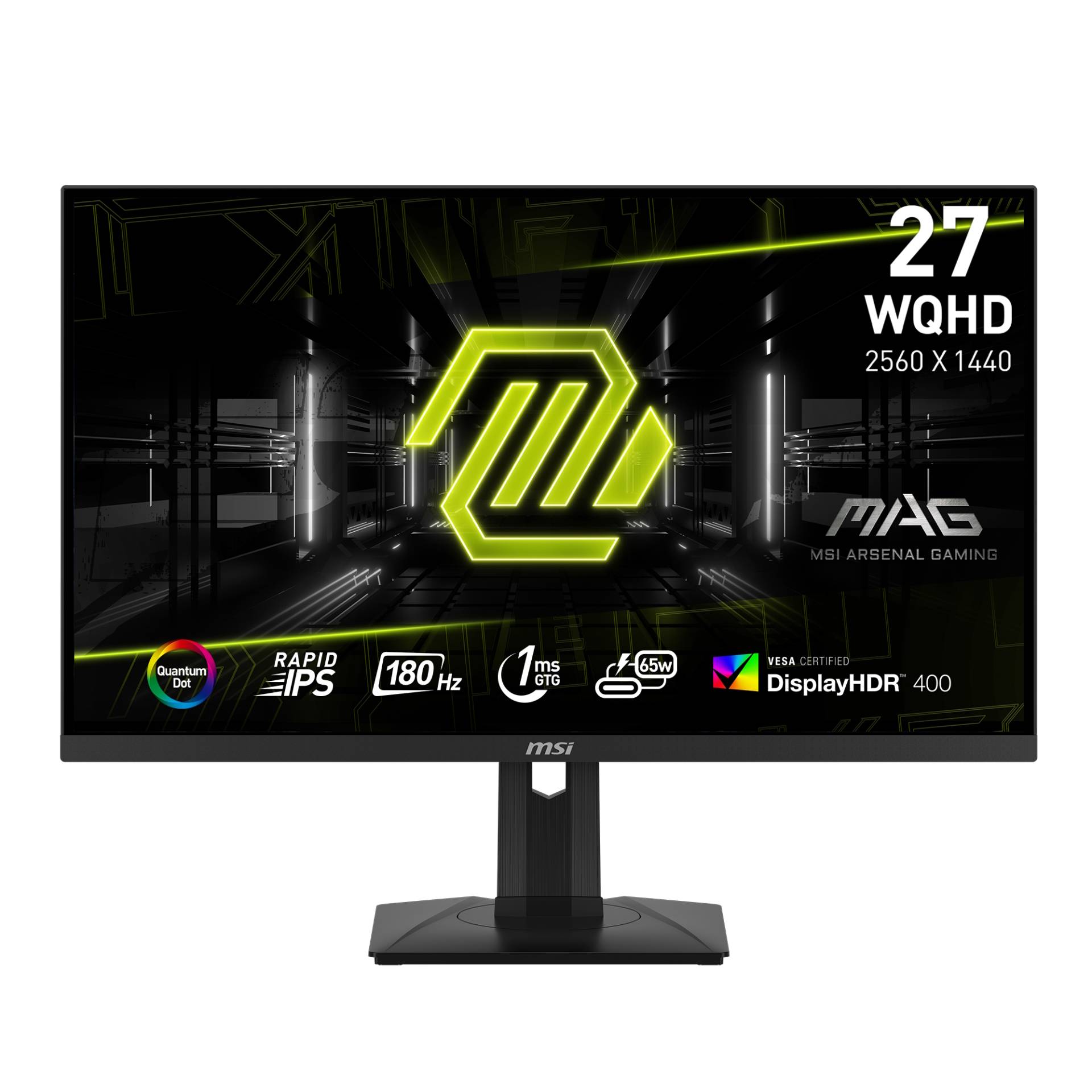 MAG 274QRFDE QD E2 Gaming Monitor - WQHD, 180 Hz, 1ms (GtG) Quantum-Dot-Technologie, von MSI