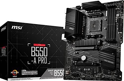 MSI B550-A PRO (AMD AM4, DDR4, M.2, USB 3.2 Gen 2, HDMI, ATX Motherboard) von MSI
