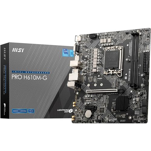 MB MSI Intel 1700 PRO H610M-G DDR5 von MSI