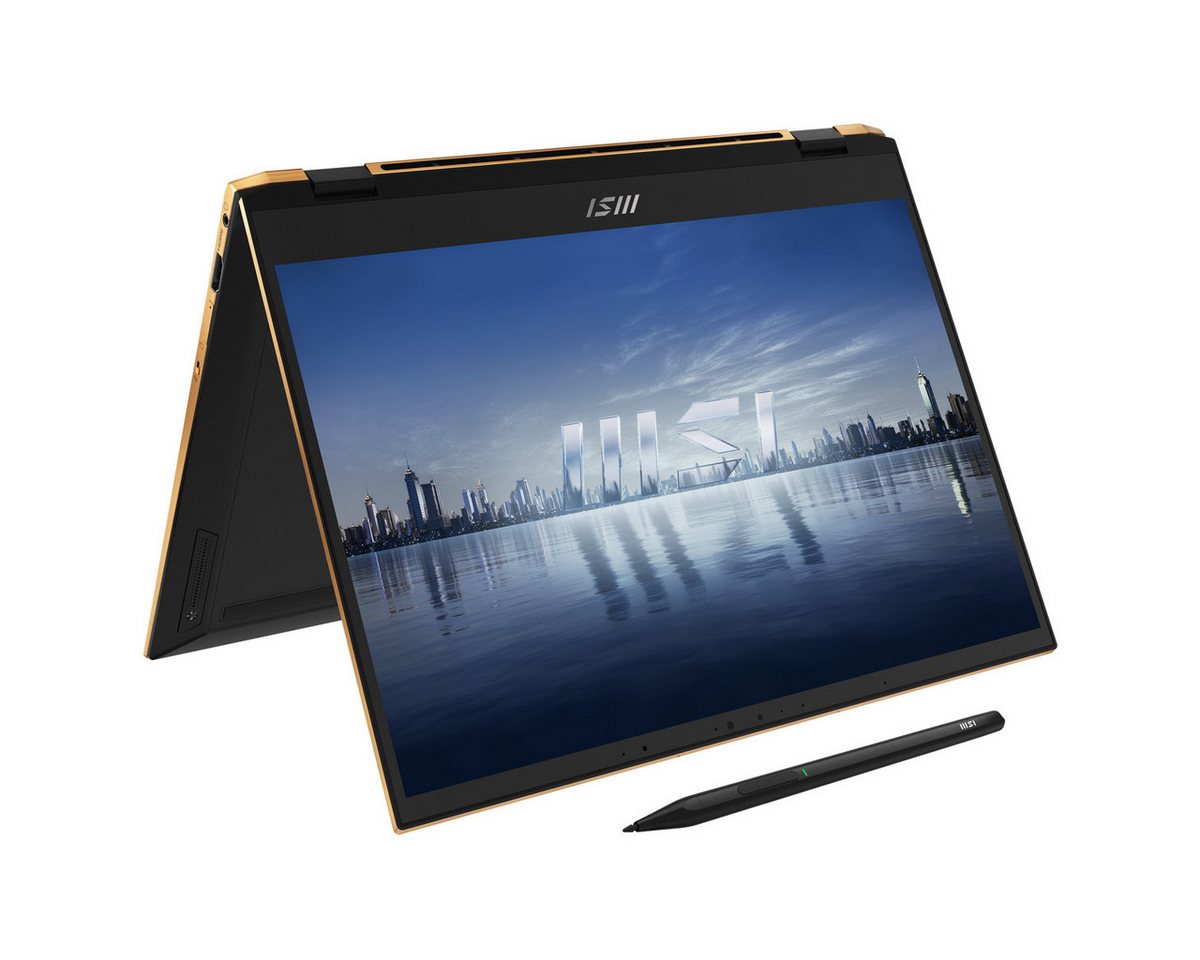 MSI Summit E13 Flip Evo A13MT-233 - 13,4" FHD+ 120Hz Touch Display Convertible Notebook (34,00 cm/13.4 Zoll, Intel Core i7 1360P, Intel Iris Xe Grafikkarte, 1000 GB SSD, 16 GB DDR5 4800 MHz RAM, Windows 11 Pro) MSI Summit E13 Flip Evo A13MT-233 - 13,4" FHD+ 120Hz Touch Display Convertible Notebook (34,00 cm/13.4 Zoll, Intel Core i7 1360P, Intel Iris Xe Grafikkarte, 1000 GB SSD, 16 GB DDR5 4800 MHz RAM, Windows 11 Pro) von MSI