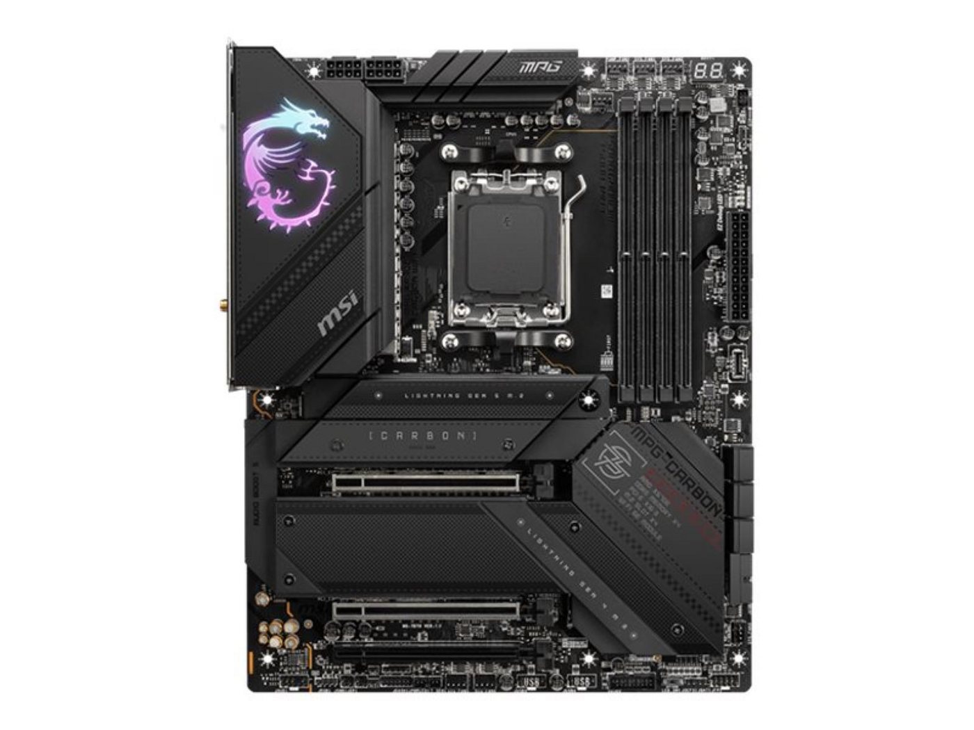 MSI 7D70-001R MPG X670E CARBON WIFI Mainboard MSI 7D70-001R MPG X670E CARBON WIFI Mainboard von MSI
