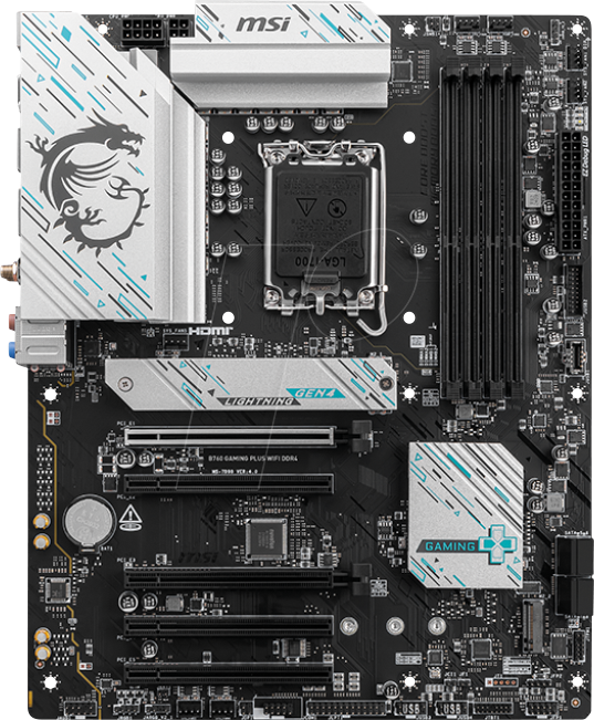 MSI 7D98-043R - MSI B760 GAMING PLUS WIFI DDR4 (1700) von MSI