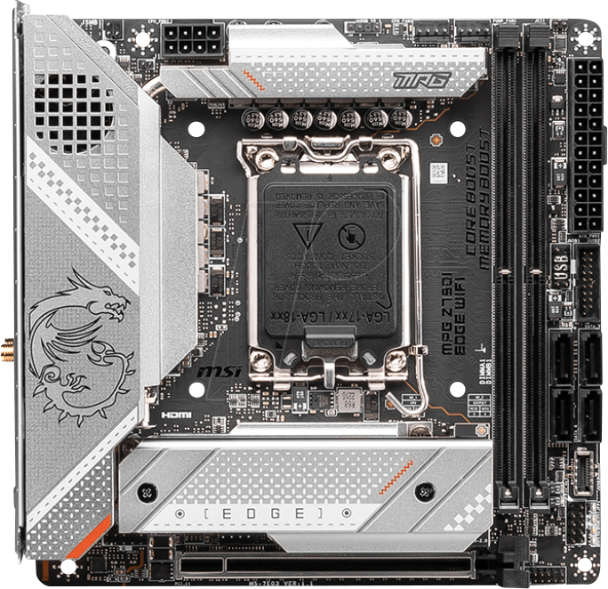 MSI 7E03-001R - MSI MPG Z790I Edge WIFI (1700) von MSI