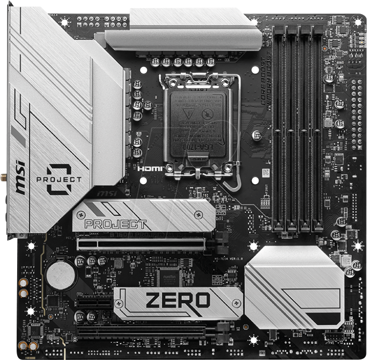 MSI 7E14-001R - MSI B760M PROJECT ZERO (1700) von MSI