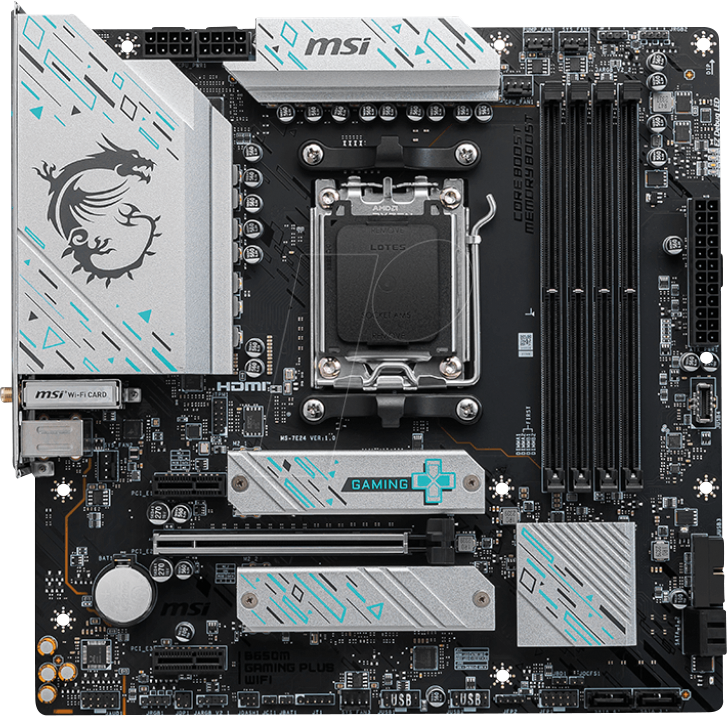 MSI 7E24-001R - MSI B650M GAMING PLUS WIFI (AM5) von MSI