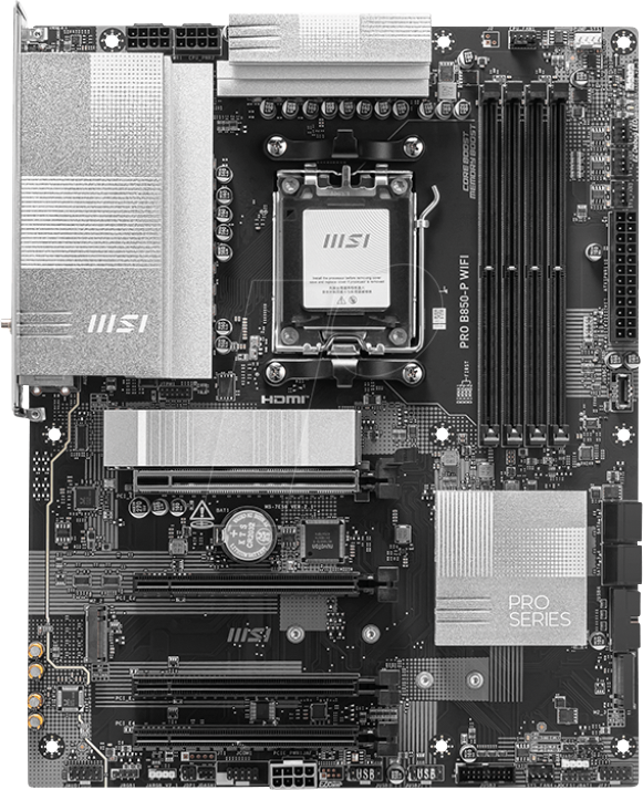 MSI 7E56-002R - MSI PRO B850-P WIFI (AM5) von MSI