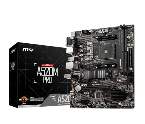 MSI A520M PRO AMD Socket AM4 DDR4 Micro ATX von MSI