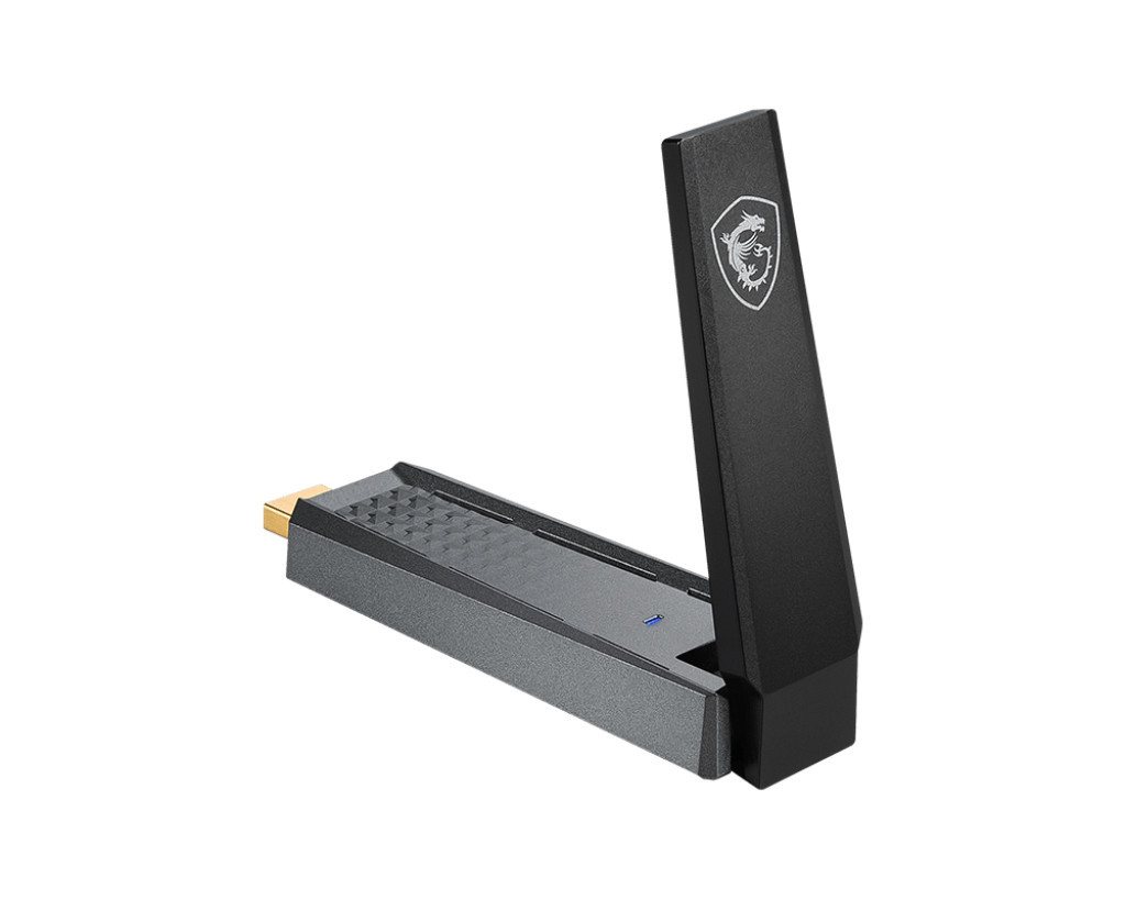 MSI AX 1800 WiFi USB Stick Netzwerk-Switch MSI AX 1800 WiFi USB Stick Netzwerk-Switch von MSI